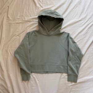Seafoam green Lululemon cropped hoodie Women’s S